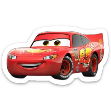 Flash Mcqueen piston cup sticker
