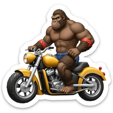 king kong on hog rider clash of clans sticker