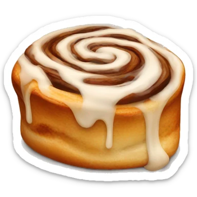 Cinnamon roll sticker