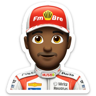 Formula 1 driver  sticker