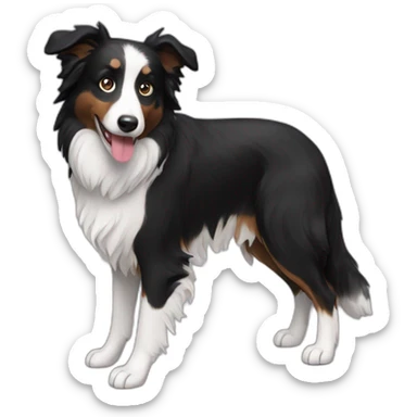 border collie sticker