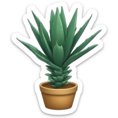 agave bush sticker