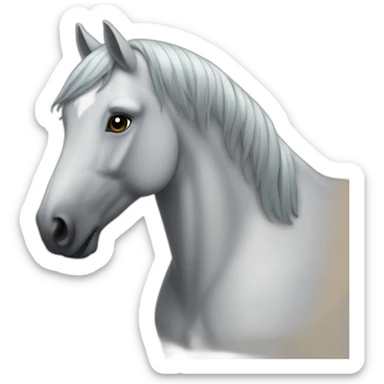 Le cheval Percheron. sticker