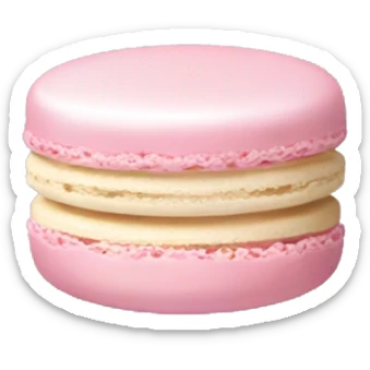 light pink macaron sticker