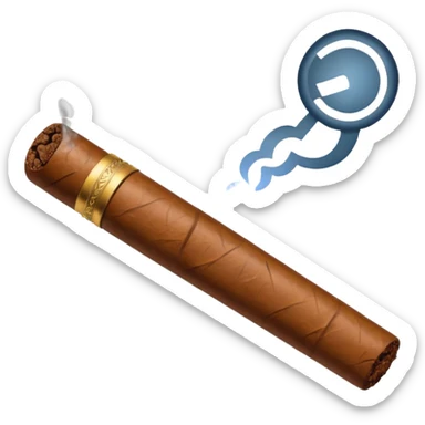 a secret cigar sticker