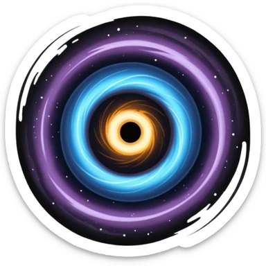 Blackhole sticker