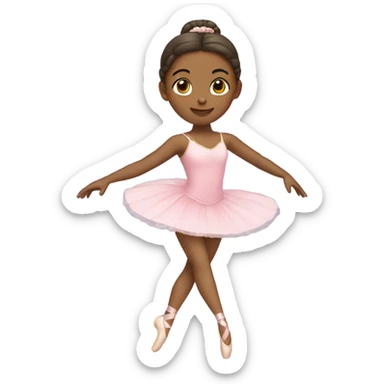 Girl ballerina  sticker