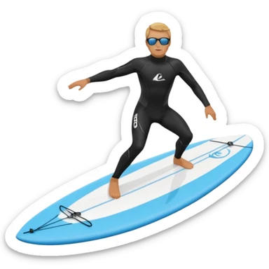 Windsurfer sticker