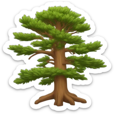 Cedar lebanon sticker