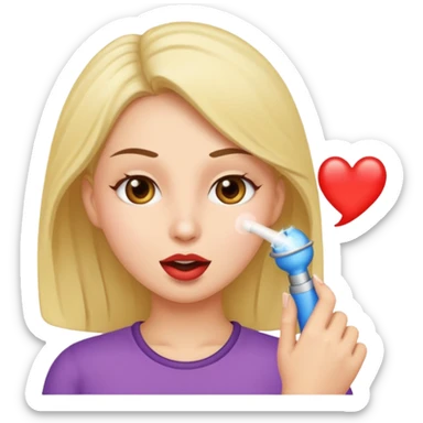 woman giving a blowjob sticker