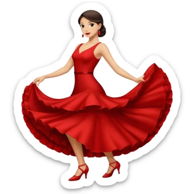 tango dancing woman emoji profile photo sticker