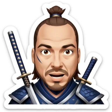 Warrior Samurai sticker