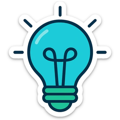 Change to a blue and green color scheme, keep the clean modern outline style, with no background. sticker