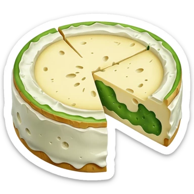 moldy brie cheese  sticker