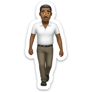 typical Dominican Man getting out of work sticker