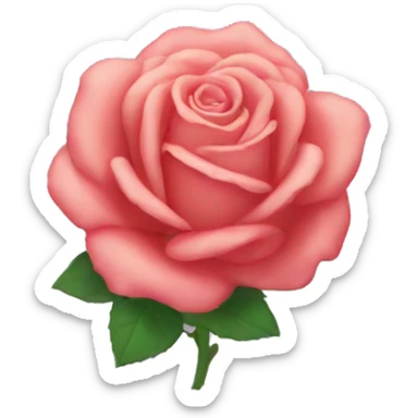 Rose sticker