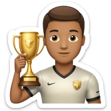 trophy football player  sticker