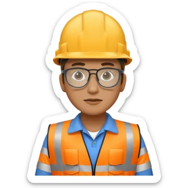 Construction company AI prompt engineer sticker