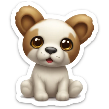 Nounours avec un nœud papillon  sticker