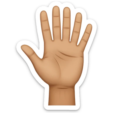 🫶🏾, i want this emoji with a white hand sticker