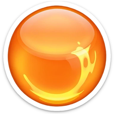 Molten Glass Orb sticker
