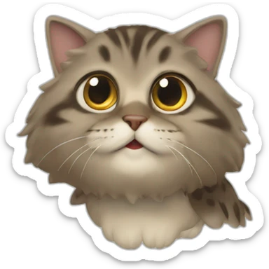 chat écaille de torue sticker