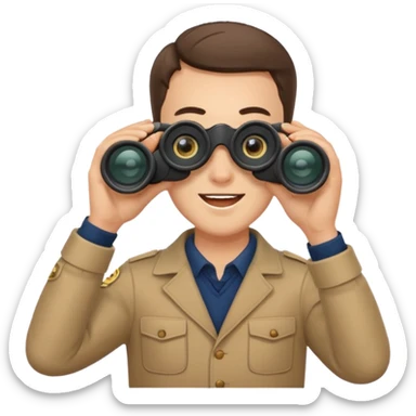 Leandro Trossard's binoculars celebration sticker