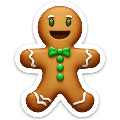 Gingerbread Man sticker