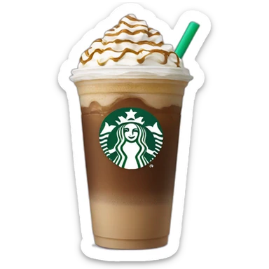 Starbucks Frappé sticker