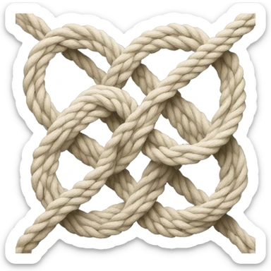 figure-of-eight knot sticker