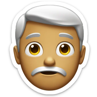 confused face emoji sticker