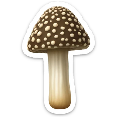 Morel mushroom sticker