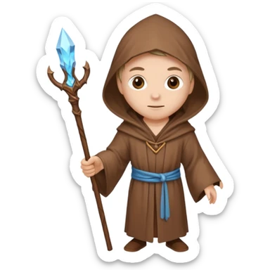 Human Novice Mage sticker