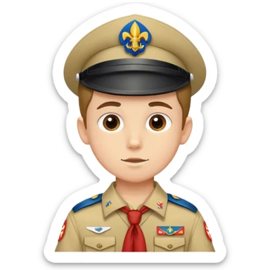 Uk boy scout sticker