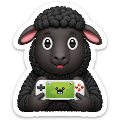 black sheepplayingvideogames sticker