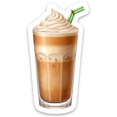 Iced chai latte sticker