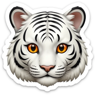 White Tiger sticker