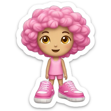 crocs pink shoes  ￼ sticker