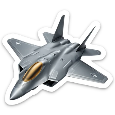 jet f-22 raptor sticker
