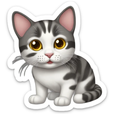 twistes-cat sticker