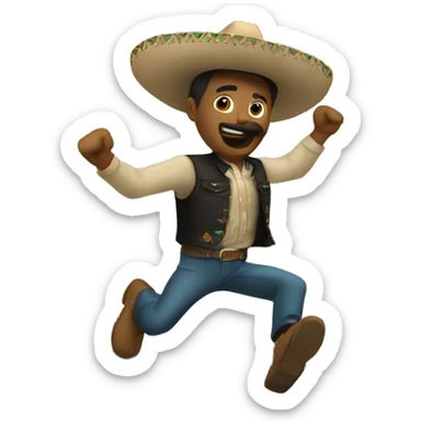 mexican jumping fence sticker