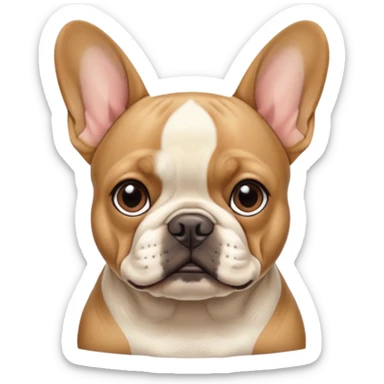 merel french bulldog  sticker