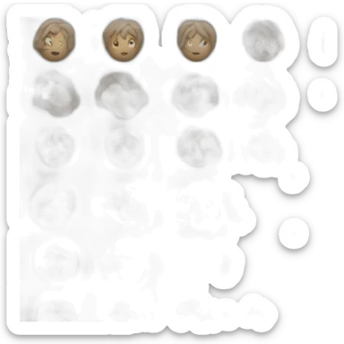 a man counting stock sticker