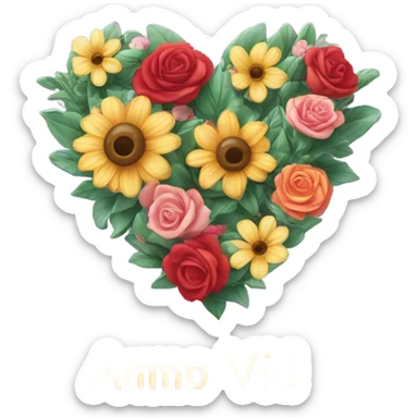 TE AMO VIDA MÍA  sticker