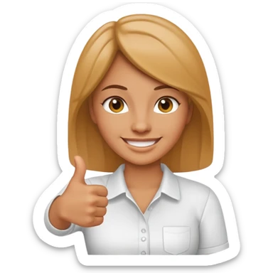 tia granjera dando like granjera sticker