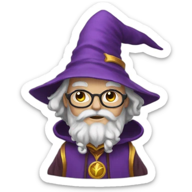 fabulous wizard sticker