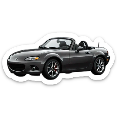 Mazda Miata MX-5 res sticker