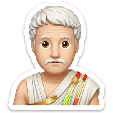ancient greek writer sticker