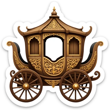 medieval carriages sticker