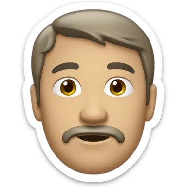 Homme rebouché troue sticker